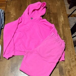 Gap Pink Hoodie and Sweatpants Set